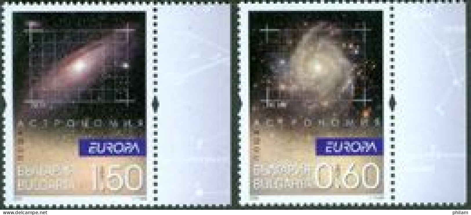 BULGARIE 2009 - Europa - L'astronomie - 2 V. De Feuillet - Nuevos