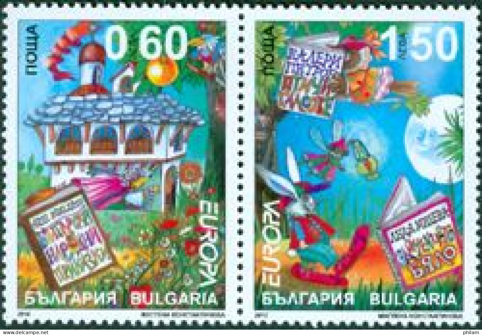 BULGARIE 2010 - Livres Pour Enfants - 2 V. - Unused Stamps