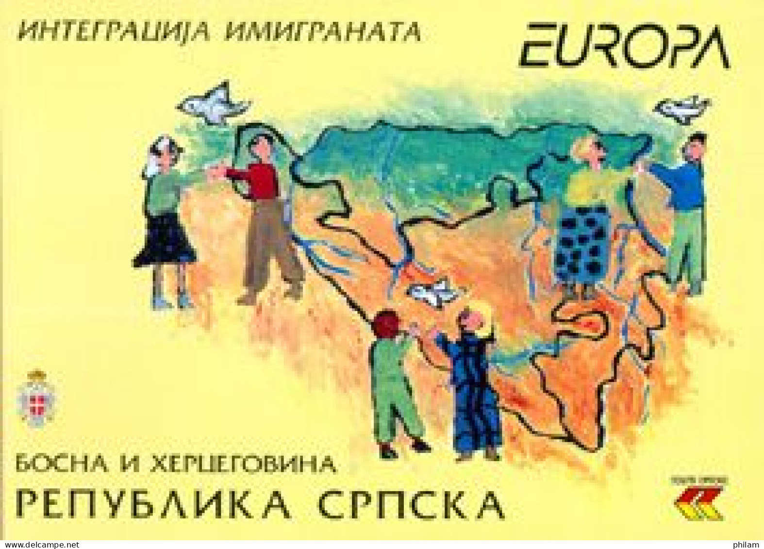 BOSNIE SERBE - 2006 - Europa - L'intégration - Carnet  - 2006