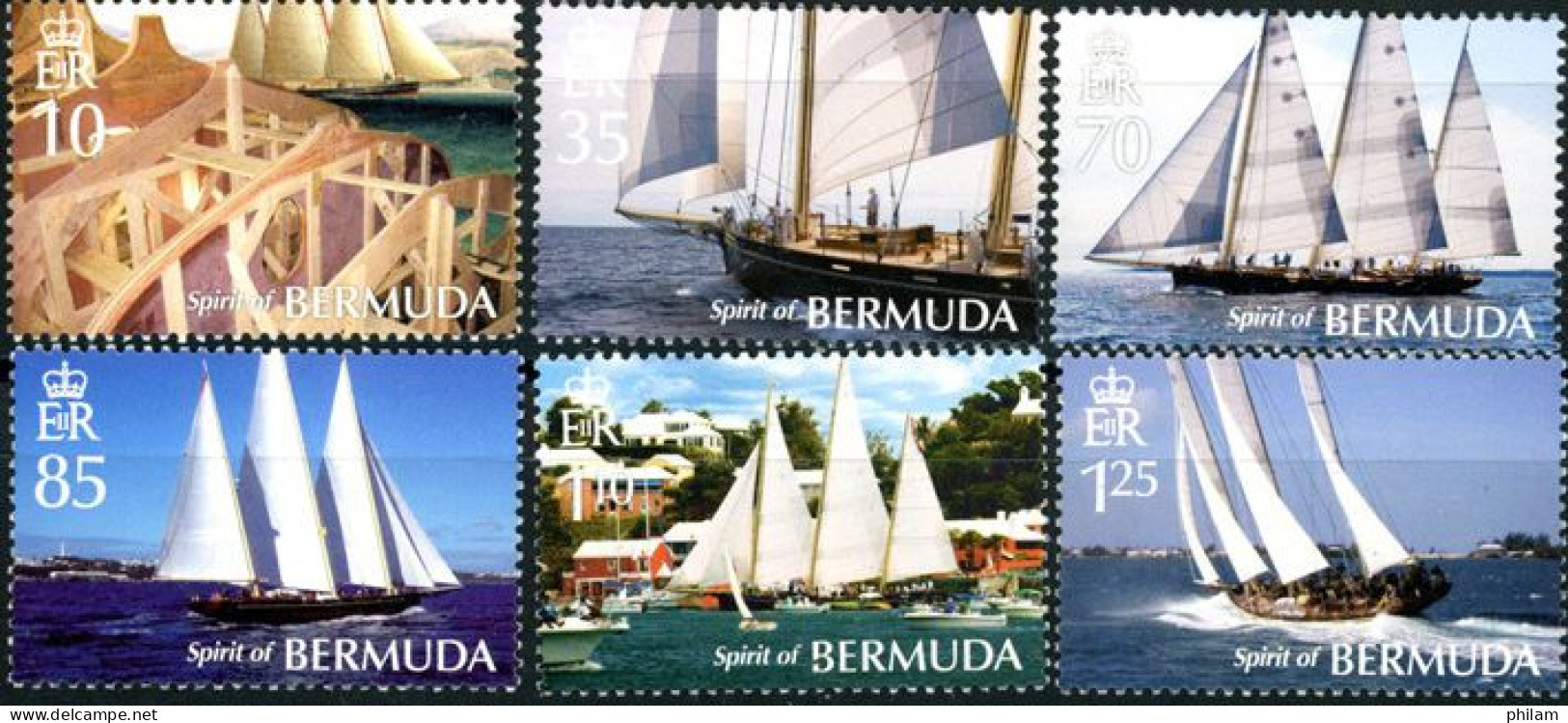 BERMUDA - 2007 - L'esprit De Bermuda: Voiliers - 6 V. - Bermuda