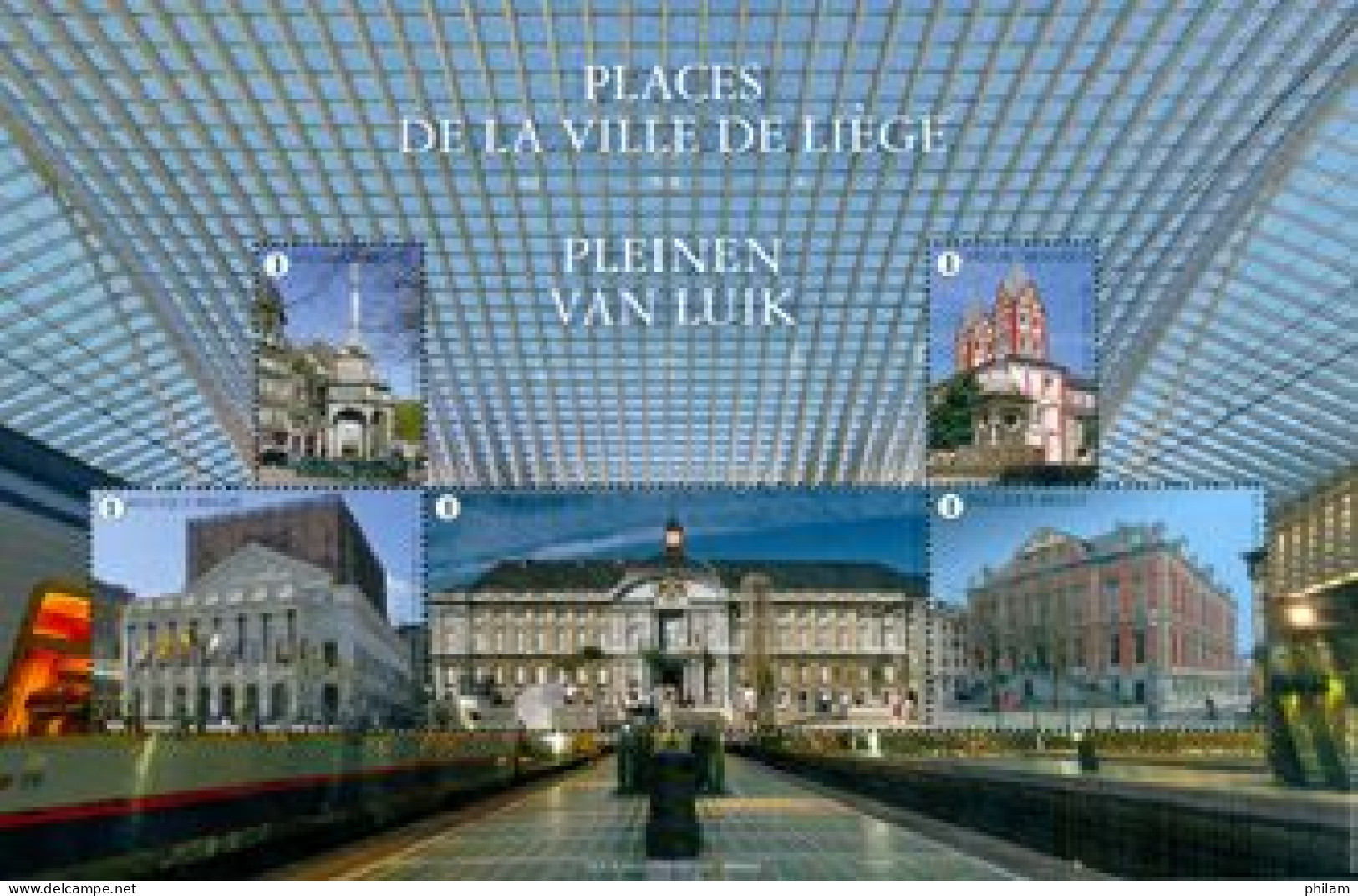 BELGIQUE 2019 - NA 41 - Places De Et à Liège - Niet-aangenomen Ontwerpen [NA]