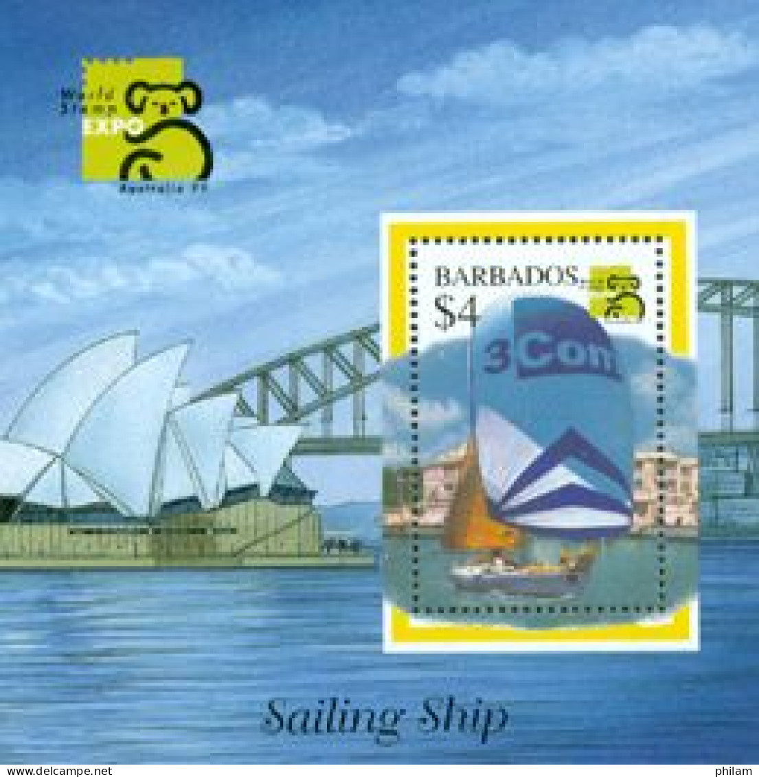 BARBADOS 1999 - Australia'99 - Voilier - BF - Barche