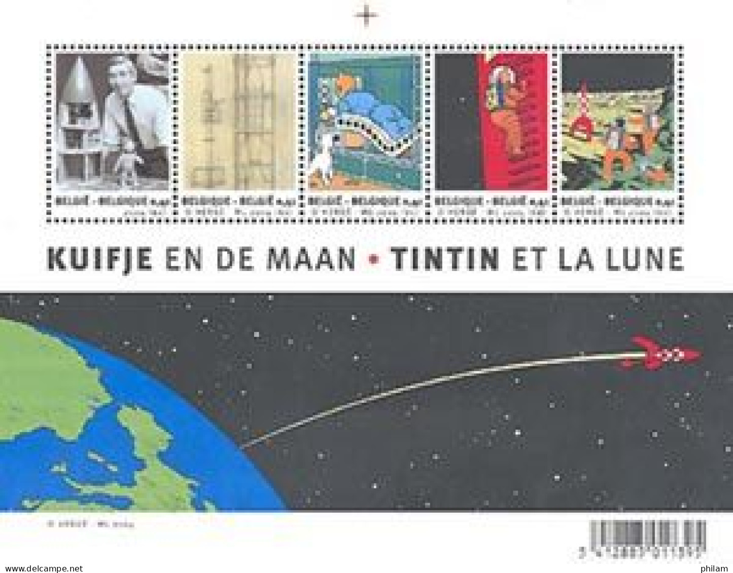 BELGIQUE 2004 - Tintin Et La Lune - 1 BF - 1961-2001