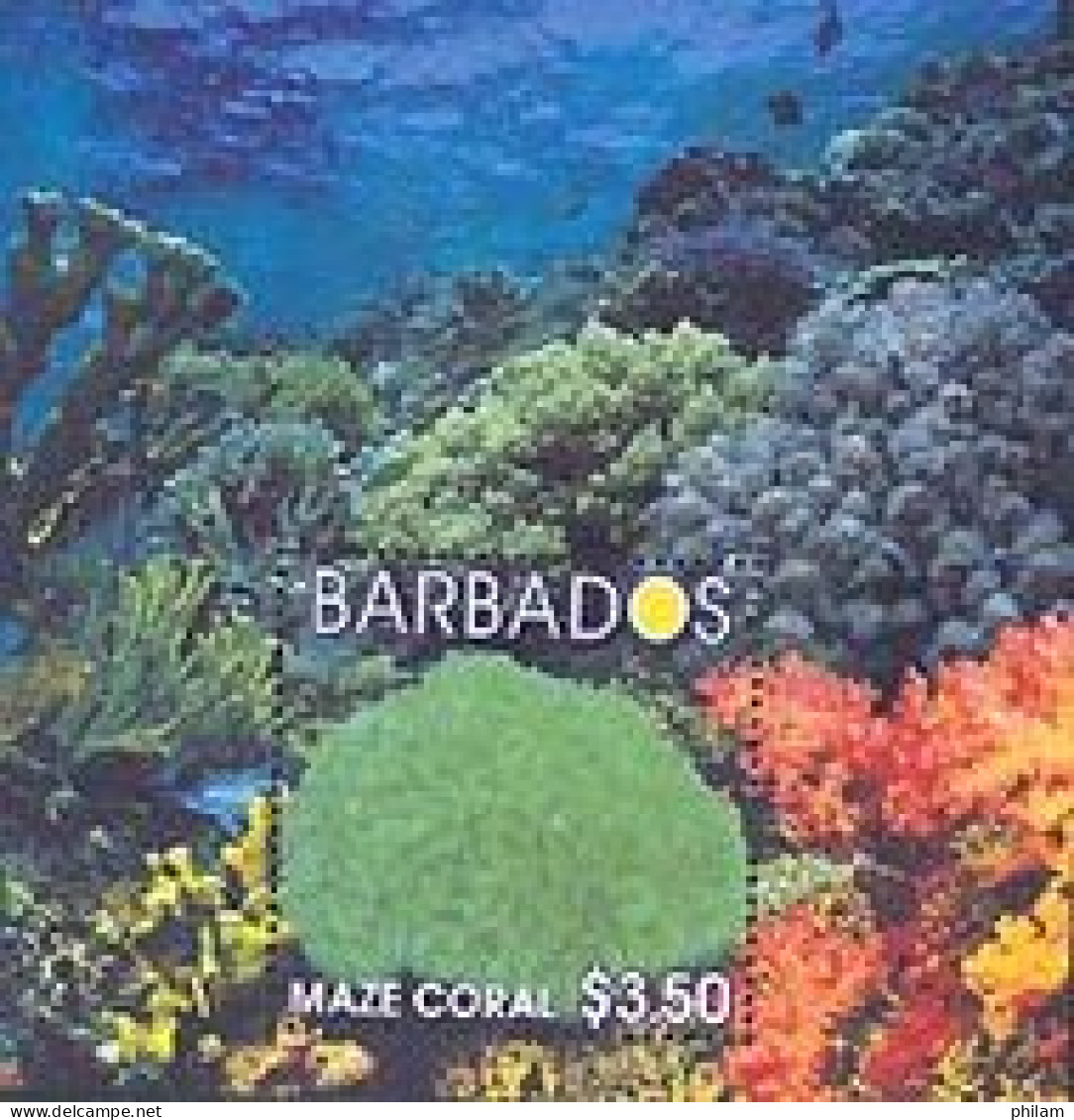 BARBADOS 2004 - Coraux - Bloc - Barbades (1966-...)