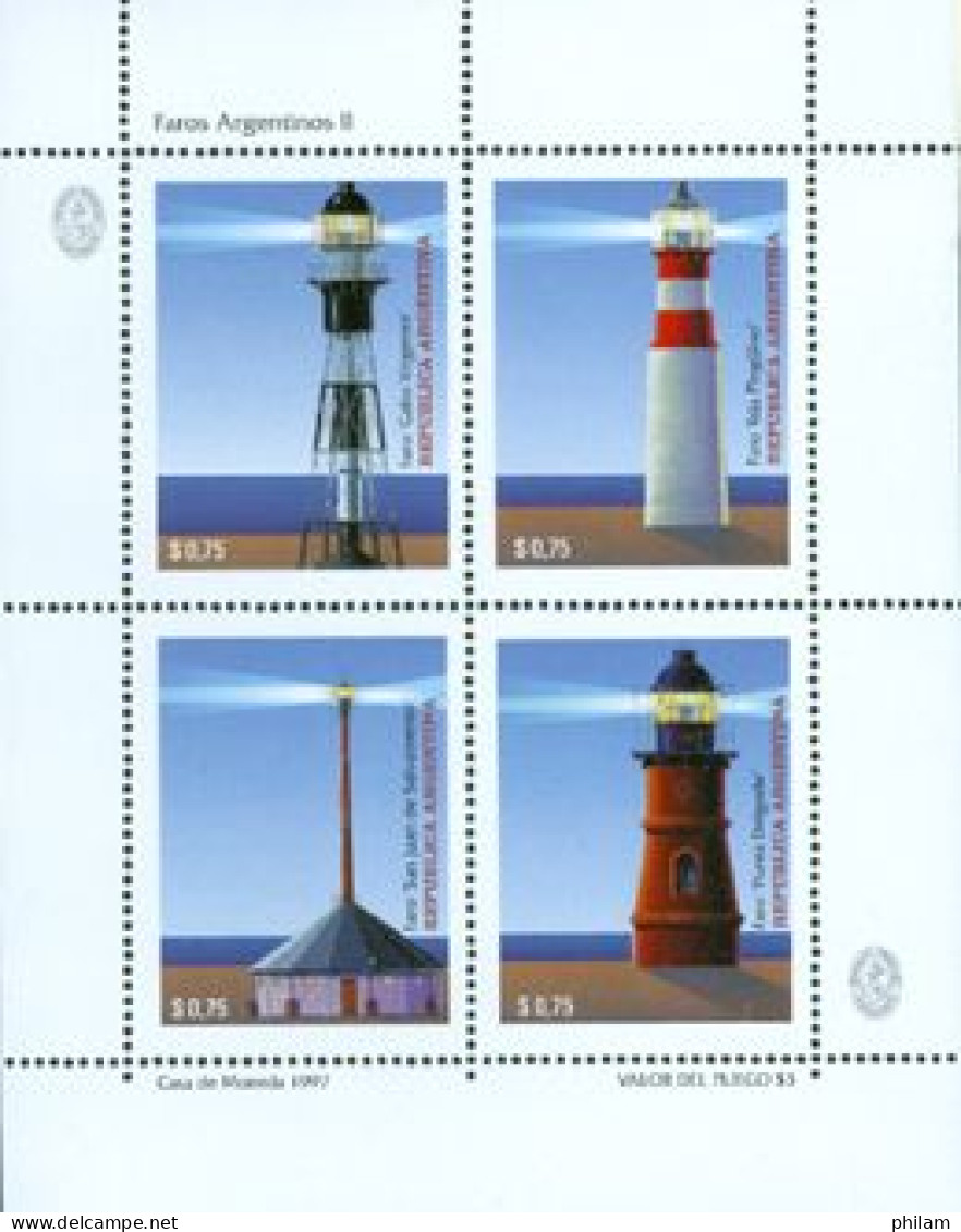 ARGENTINE 1997 - Phares - II - Lighthouses