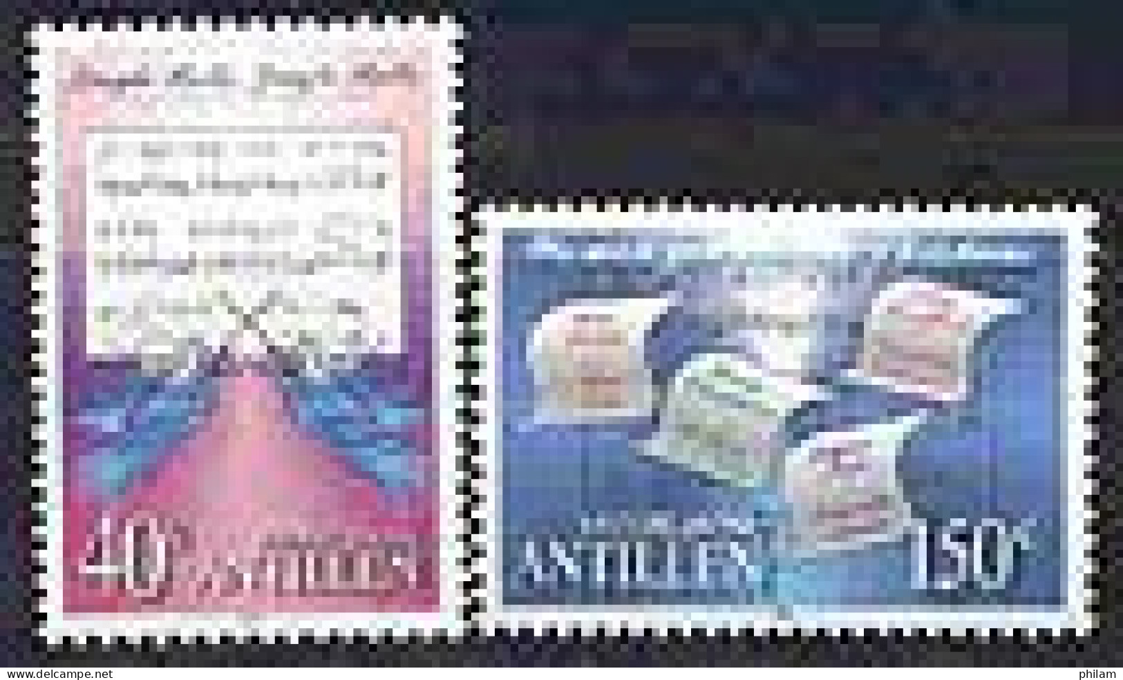 ANTILLES NEERLANDAISES - 2000 -  Fêtes De Fin D'année - 4 V. - Curacao, Netherlands Antilles, Aruba