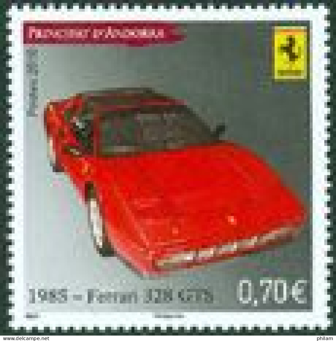 ANDORRE FRANCAIS  - 2010 - Voitures - Ferrari - 1 V. - Automobile