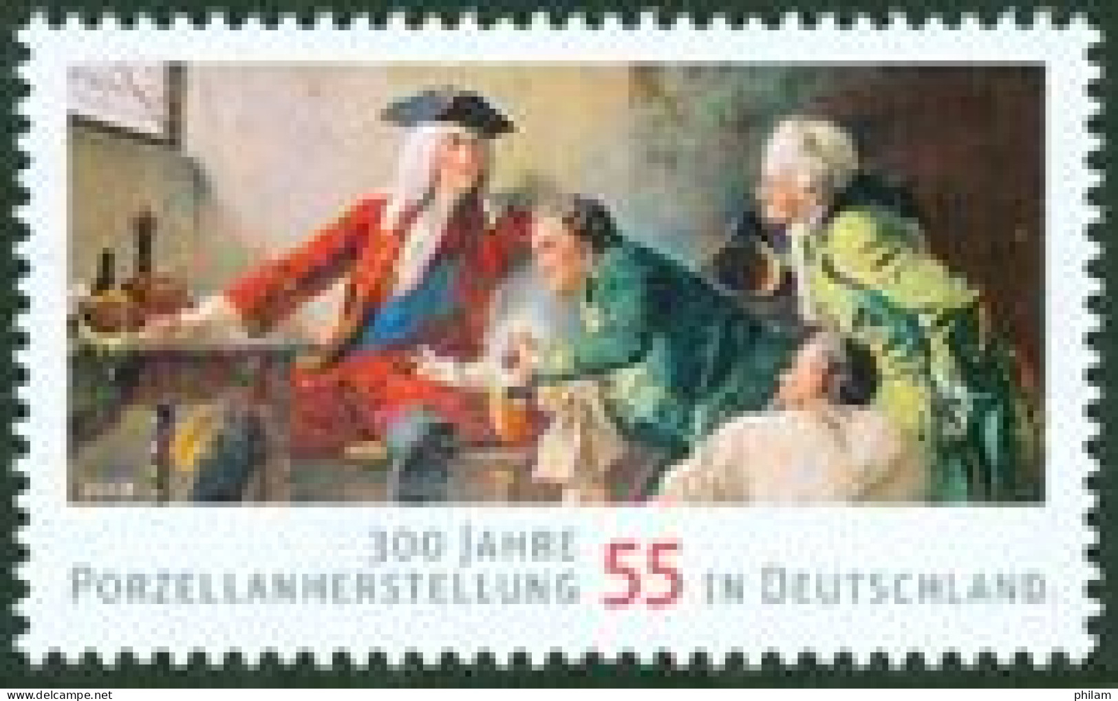 ALLEMAGNE  - 2010 - J.F. Bottger - Histoire De La Porcelaine - Gommé - 1 V. - Unused Stamps