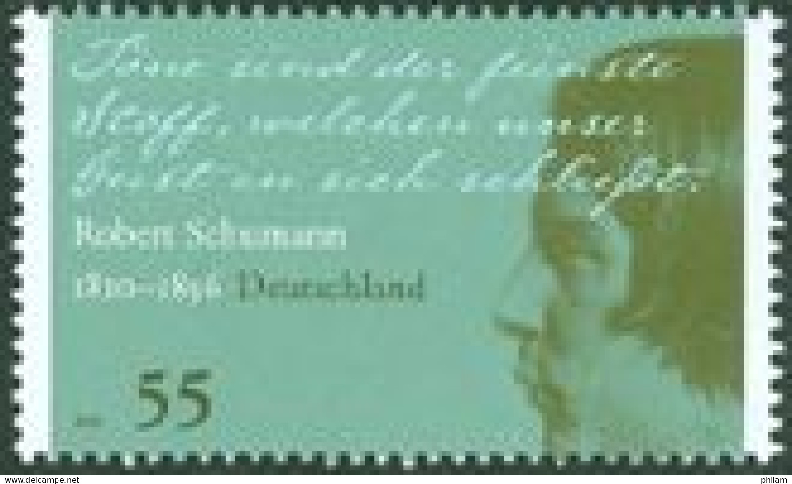 ALLEMAGNE  - 2010 - Robert Schuman - 1 V. - Idées Européennes
