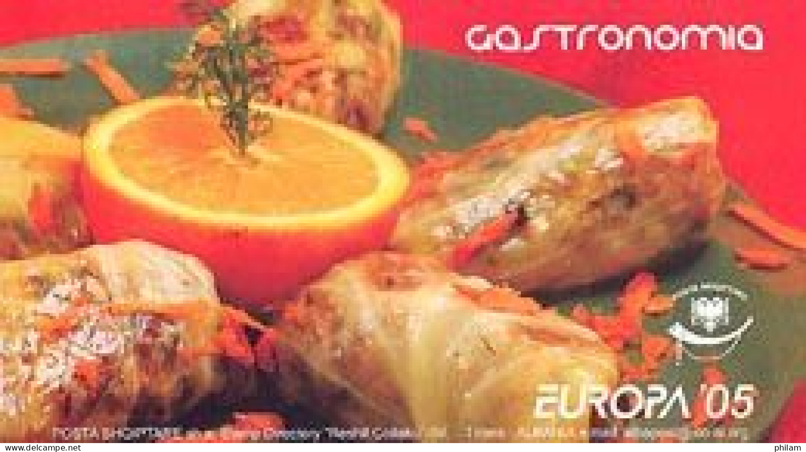 ALBANIE 2005 - Europa - La Gastronomie -  Carnet - 2005