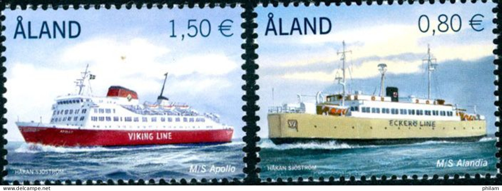 ALAND 2011 - Ferries - M/S Appolo Et Alandia - 2 V. - Ålandinseln
