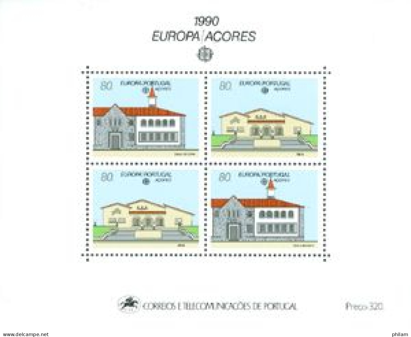 ACORES 1990 - Europa - Etablissements Postaux - BF - Açores