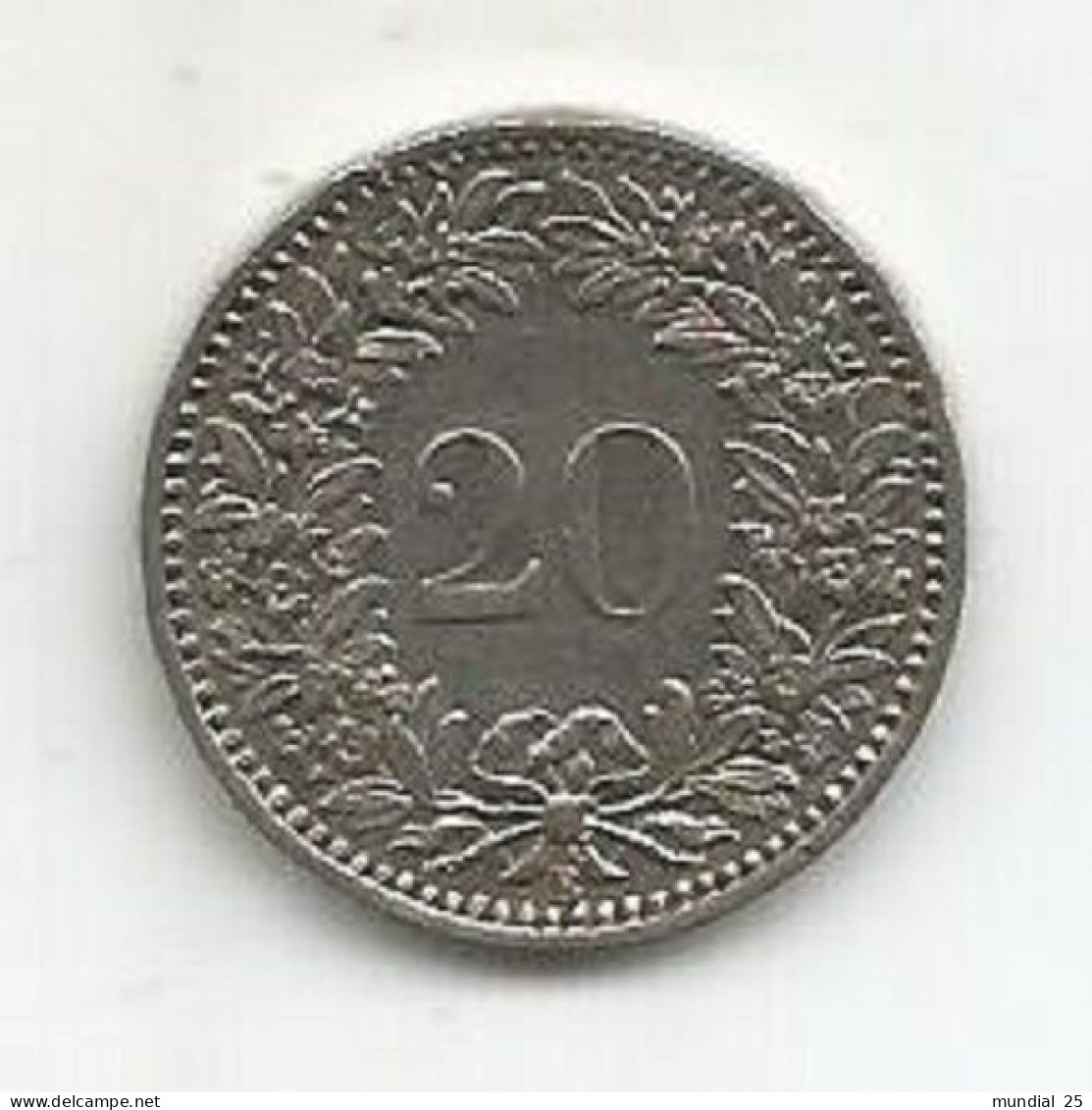 SWITZERLAND 20 RAPPEN 1913 B - 20 Centimes / Rappen