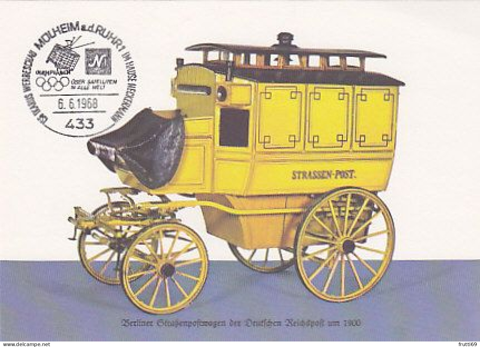 AK 216151 POST - Berliner Straßenpostwagen Der Deutschen Reichspost Um 1900 - Post & Briefboten