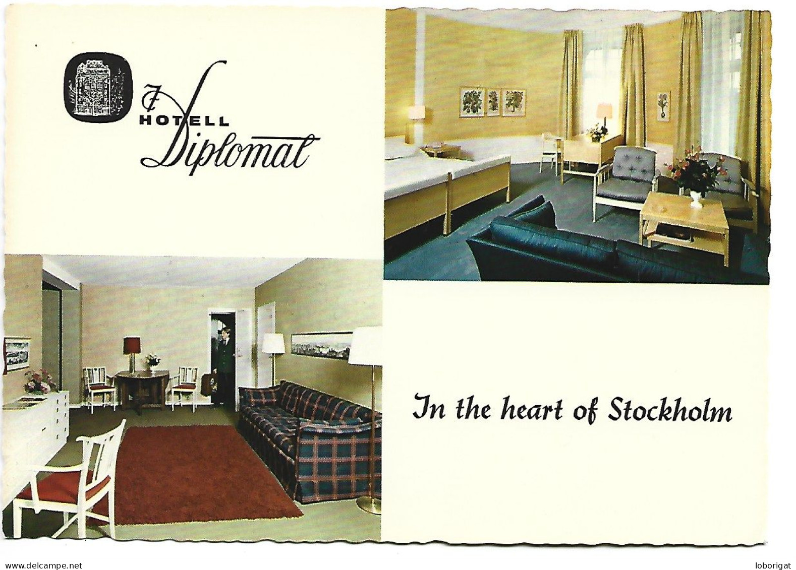 HOTELL DIPLOMAT.-  STOCKHOLM.- ( SUECIA ) - Suède