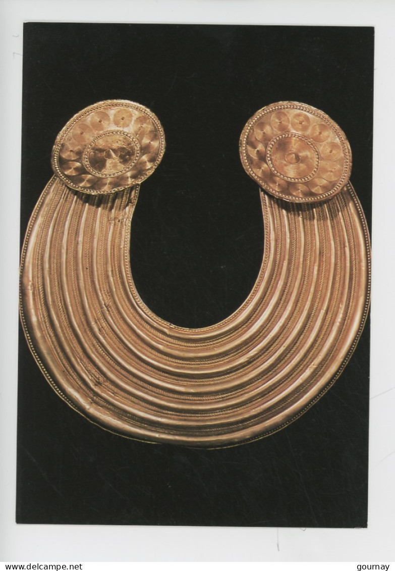 Gold Gorget Glenisheen, Co Clare (700B.C.) Gorgerin Collier D'or Irlande (cp Vierge) - Oggetti D'arte