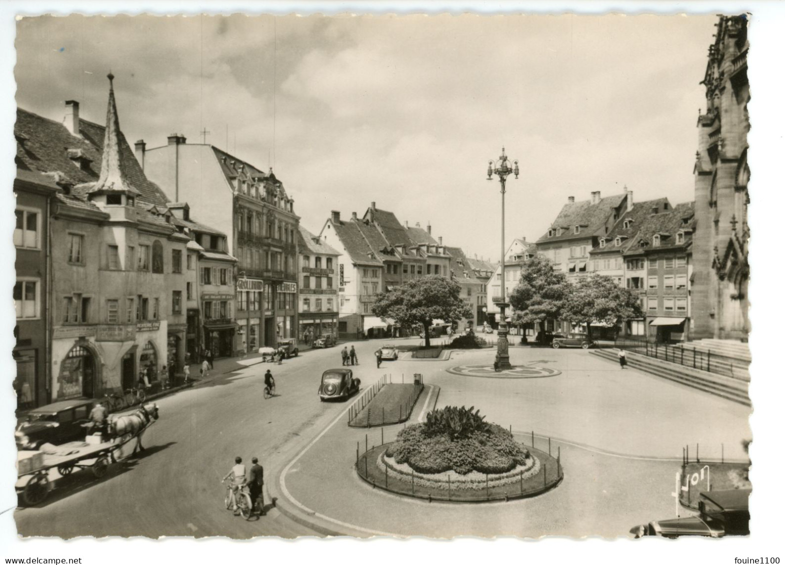 Carte ( Format 15 X 10,5 Cm ) MULHOUSE Place De La Réunion - Mulhouse