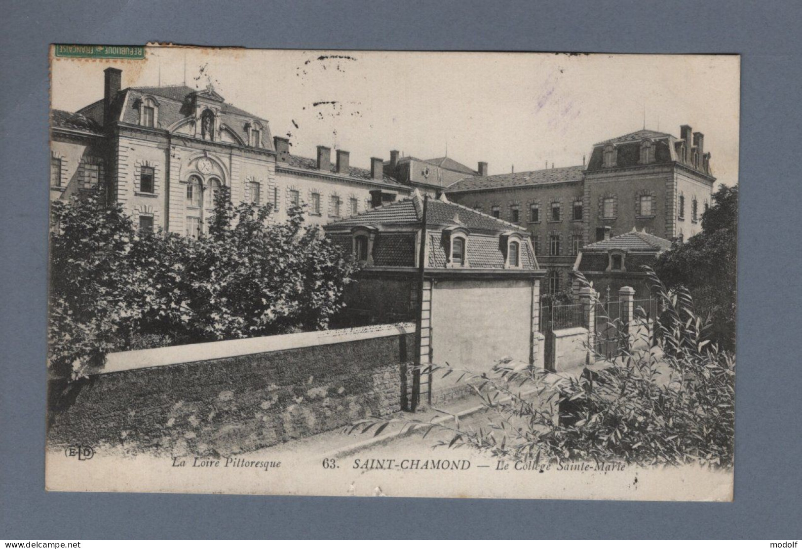 CPA - 42 - Saint-Chamond - Le Collège Sainte-Marie - Circulée En 1914 - Saint Chamond