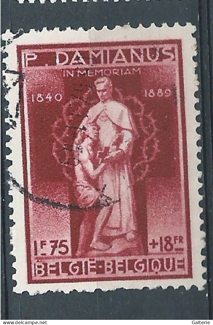BELGIQUE - Obl-1946 - COB N° 728- Pere Damien - Gebraucht