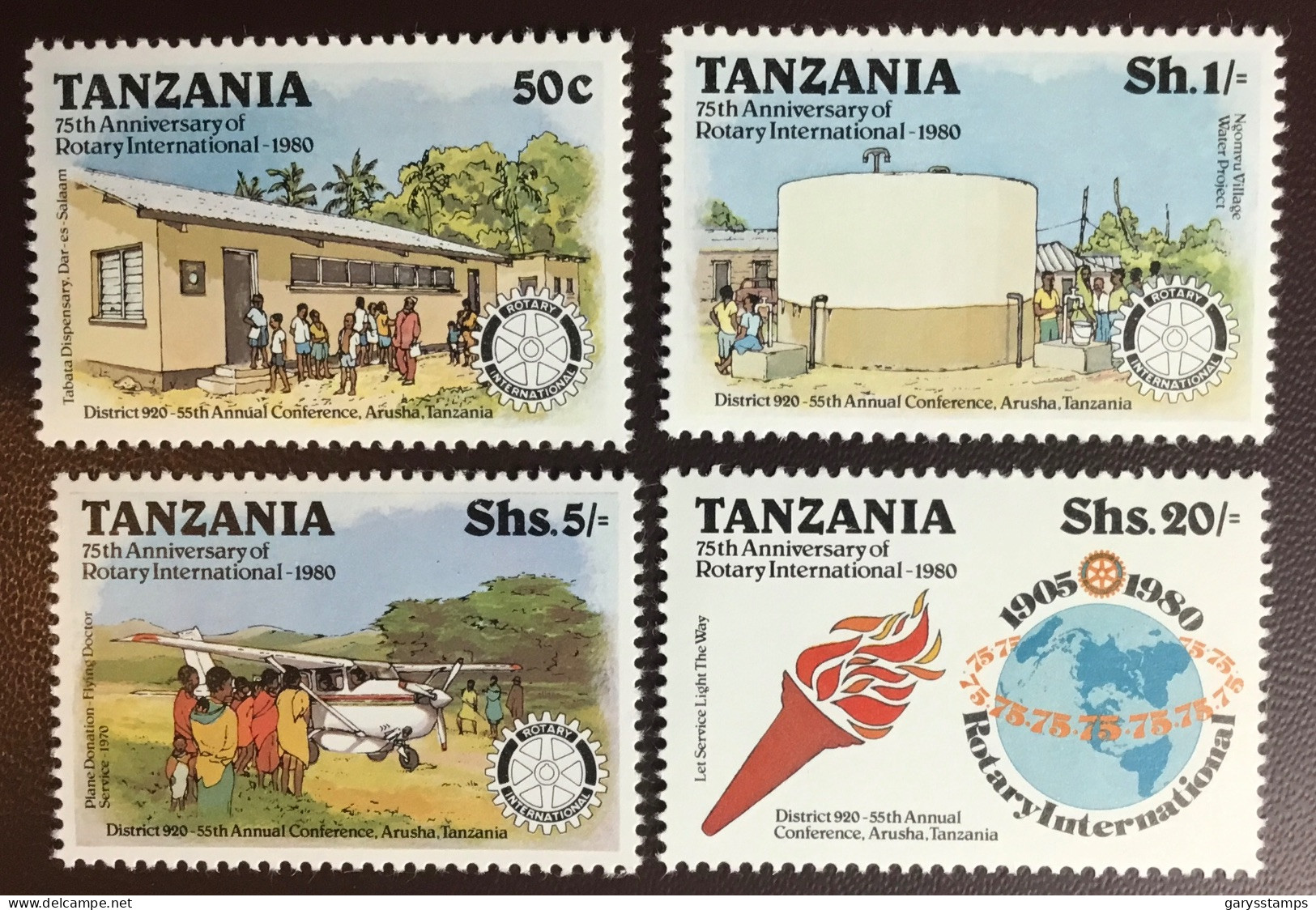 Tanzania 1980 Rotary Conference MNH - Tansania (1964-...)