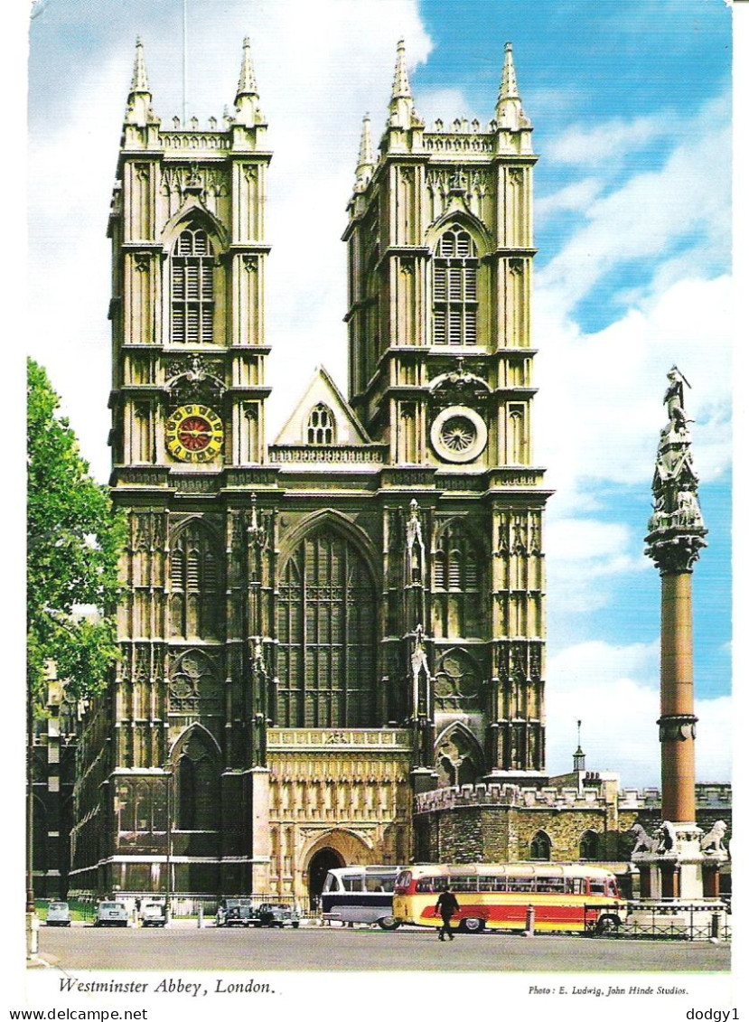 WESTMINSTER ABBEY, LONDON. Circa 1968 USED POSTCARD Ms9 - Westminster Abbey