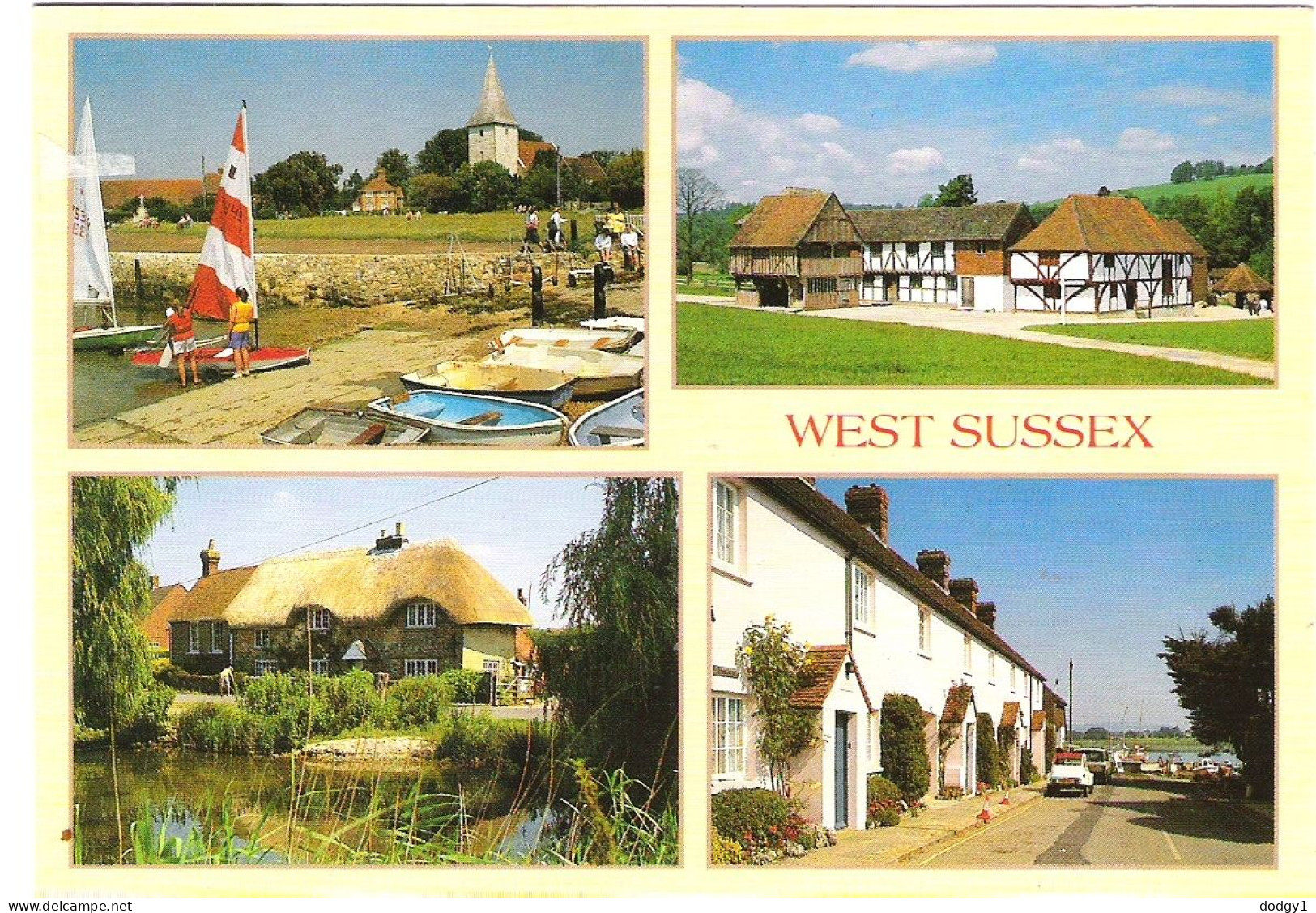 SCENES FROM WEST SUSSEX. UNUSED POSTCARD Ms9 - Autres & Non Classés