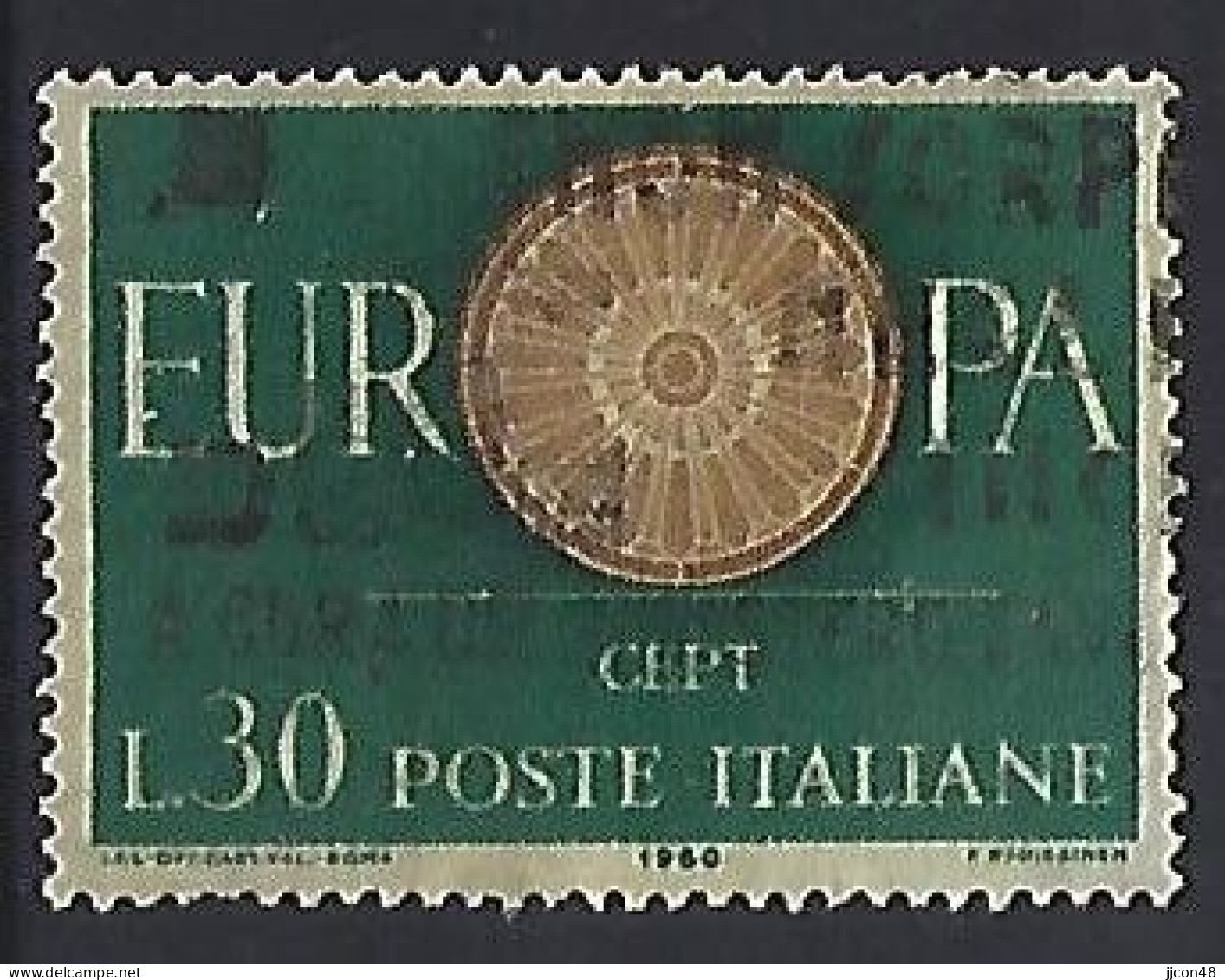 Italy 1960  Europa (o) Mi.1077 - 1946-60: Usados