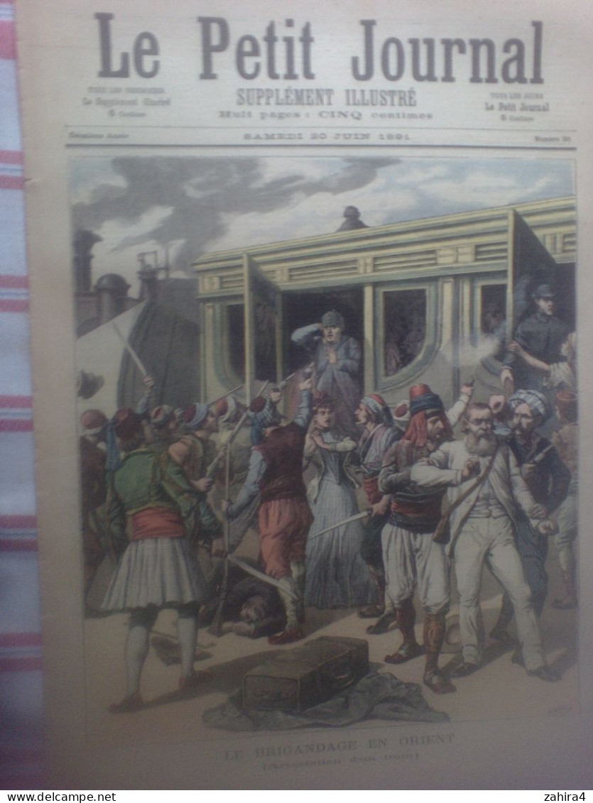 Le Petit Journal N°30 Train Pillé En Orient Courses Vaiqueur Gd-Prix Clamart Edmond Blanc Chant Au Fil De L'eau A Masson - Zeitschriften - Vor 1900