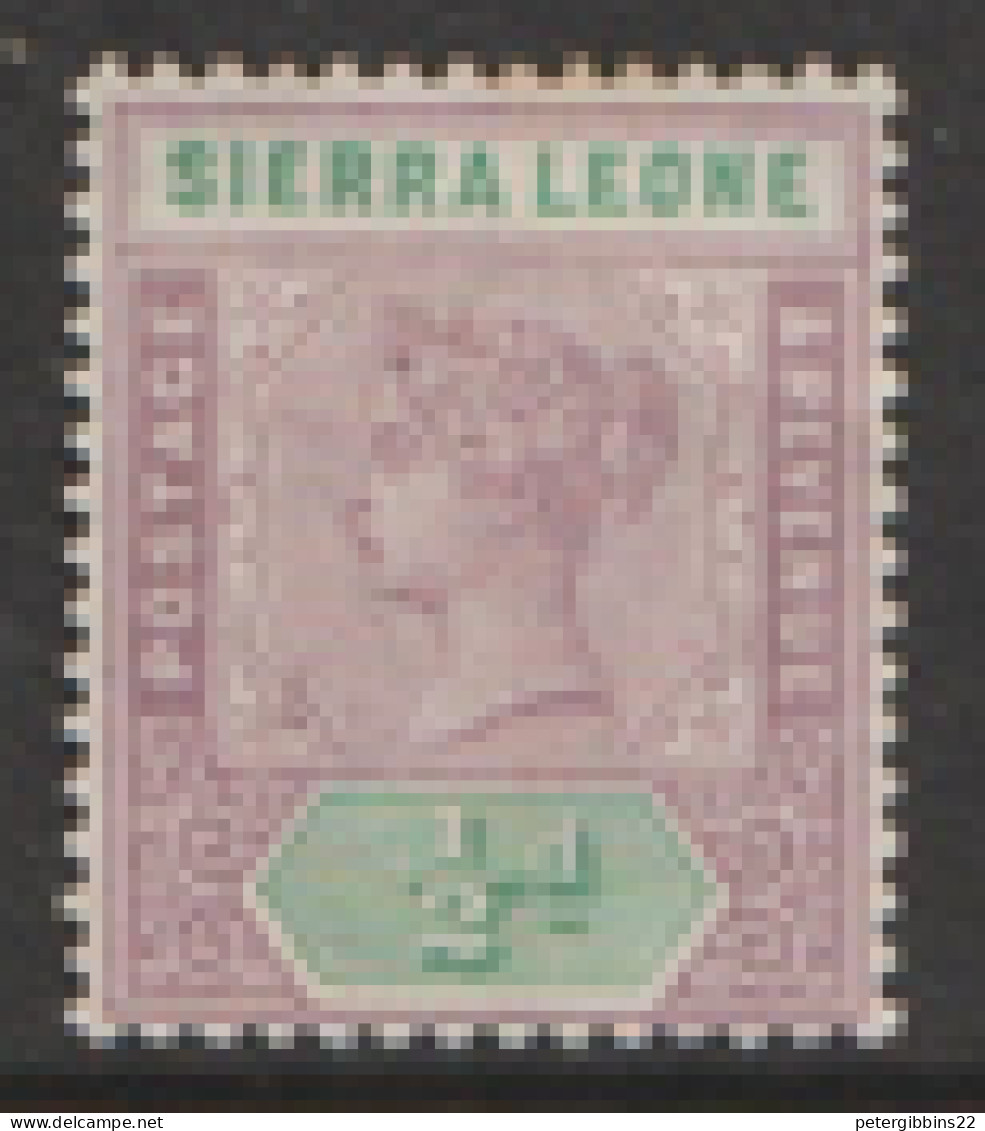 Sierra Leone  1896 SG   41 1/2d   Mounted Mint - Sierra Leona (...-1960)