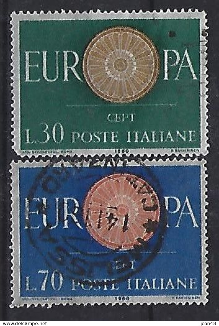 Italy 1960  Europa (o) Mi.1077-1078 - 1946-60: Afgestempeld