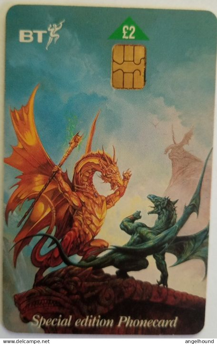 UK BT £2 Chip Card - Special Edition " Dragons Of Summer Flame " - BT Promotie