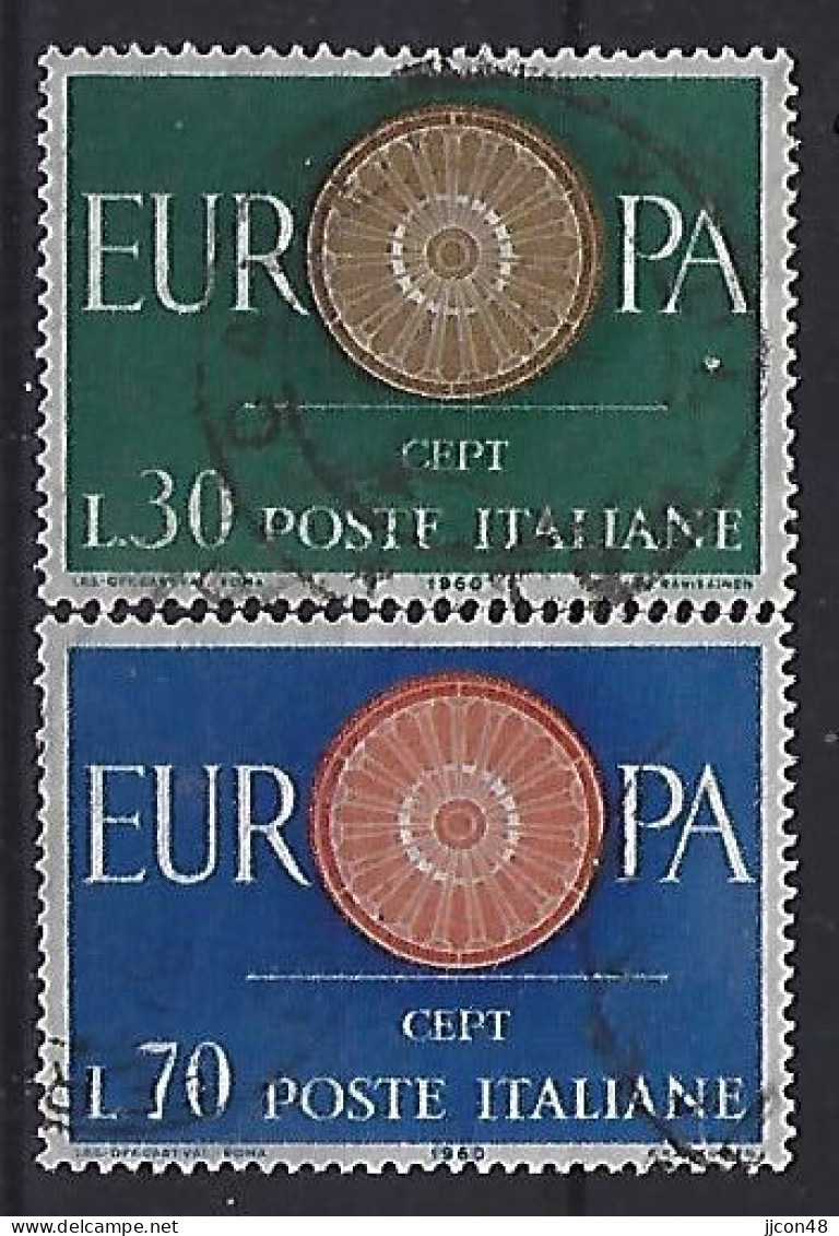 Italy 1960  Europa (o) Mi.1077-1078 - 1946-60: Oblitérés