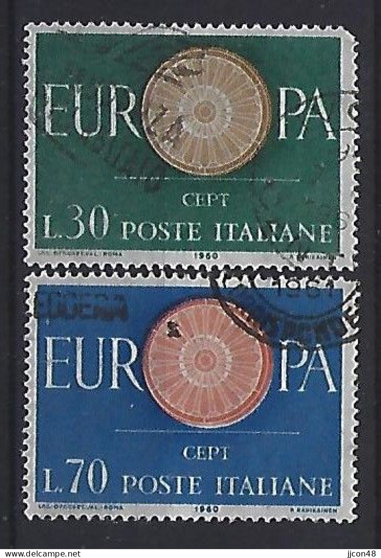 Italy 1960  Europa (o) Mi.1077-1078 - 1946-60: Used