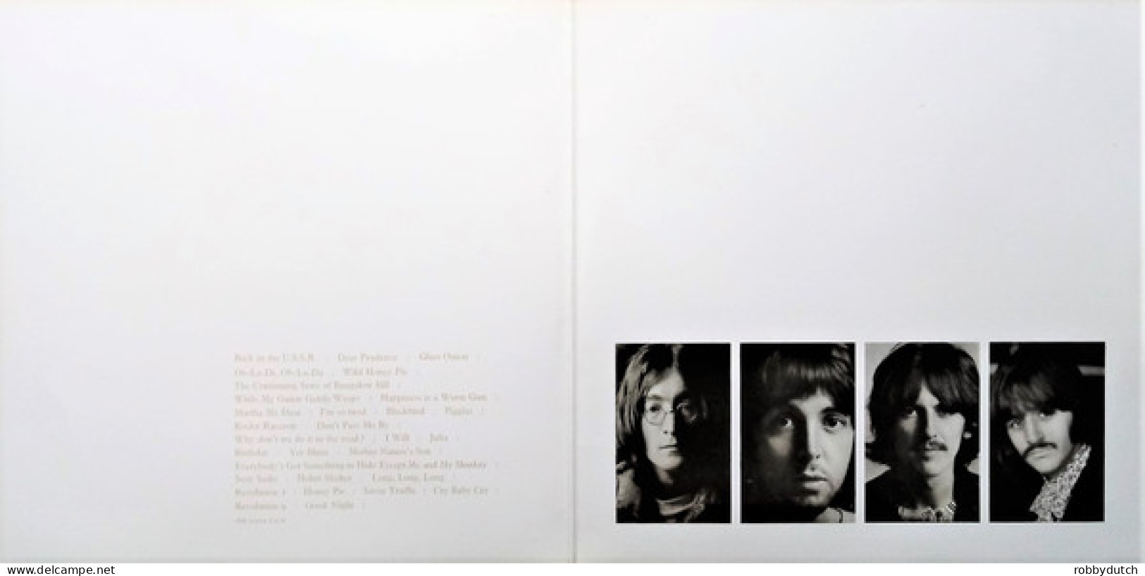 * 2LP *  THE BEATLES - WHITE ALBUM (Italy 1976 EX-) - Rock