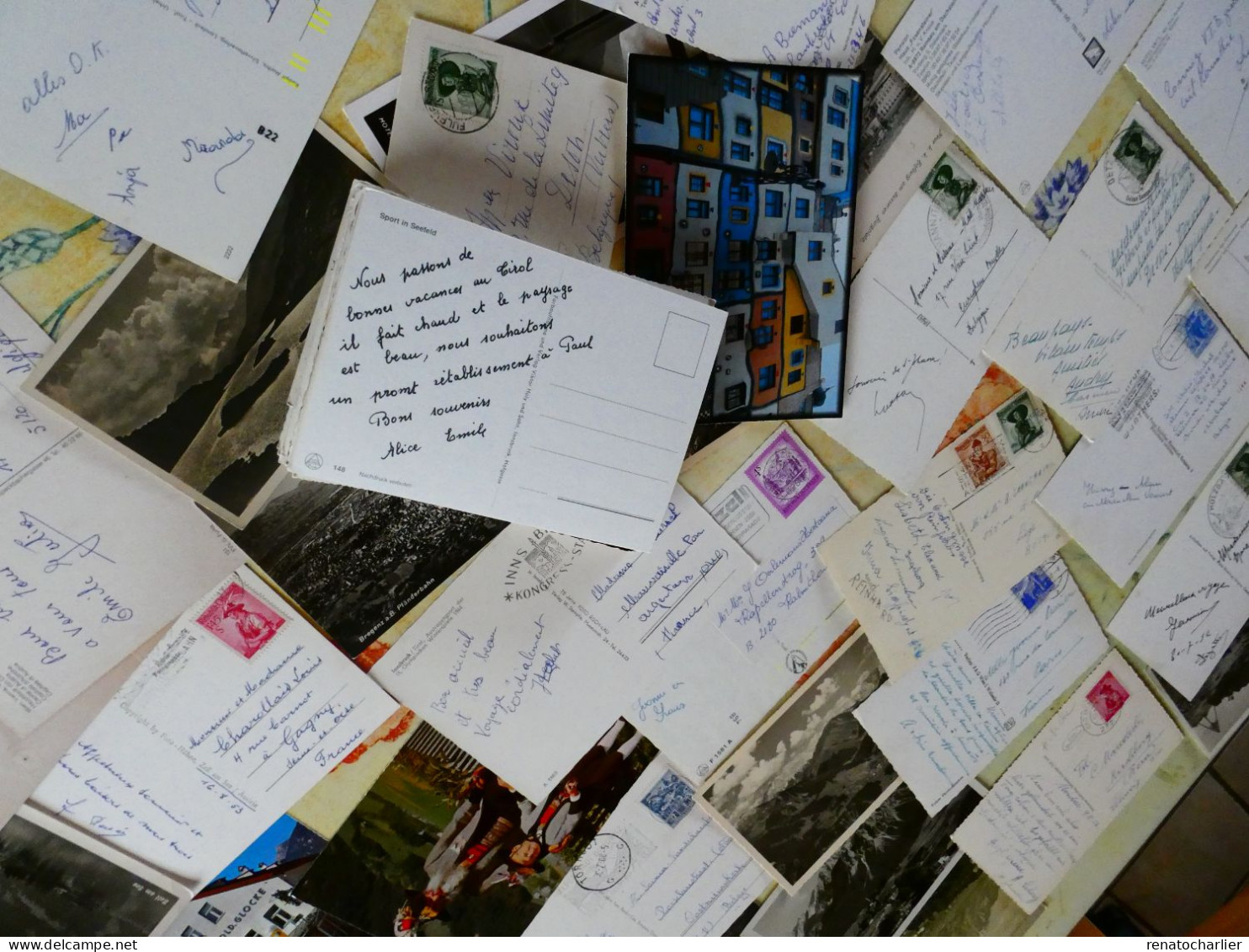 Collection De 160 Cartes Postales "Autriche" Neuves Et Envoyées. - Collections & Lots