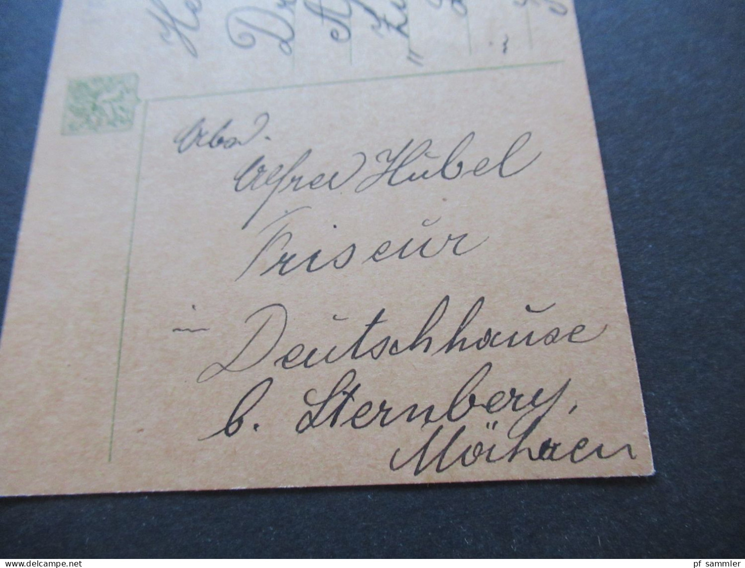Österreich / CSSR 1923 Ganzsache Mit Stempel Deutsch Hause Nemecka Huzova Nach Prag Gesendet - Briefe U. Dokumente