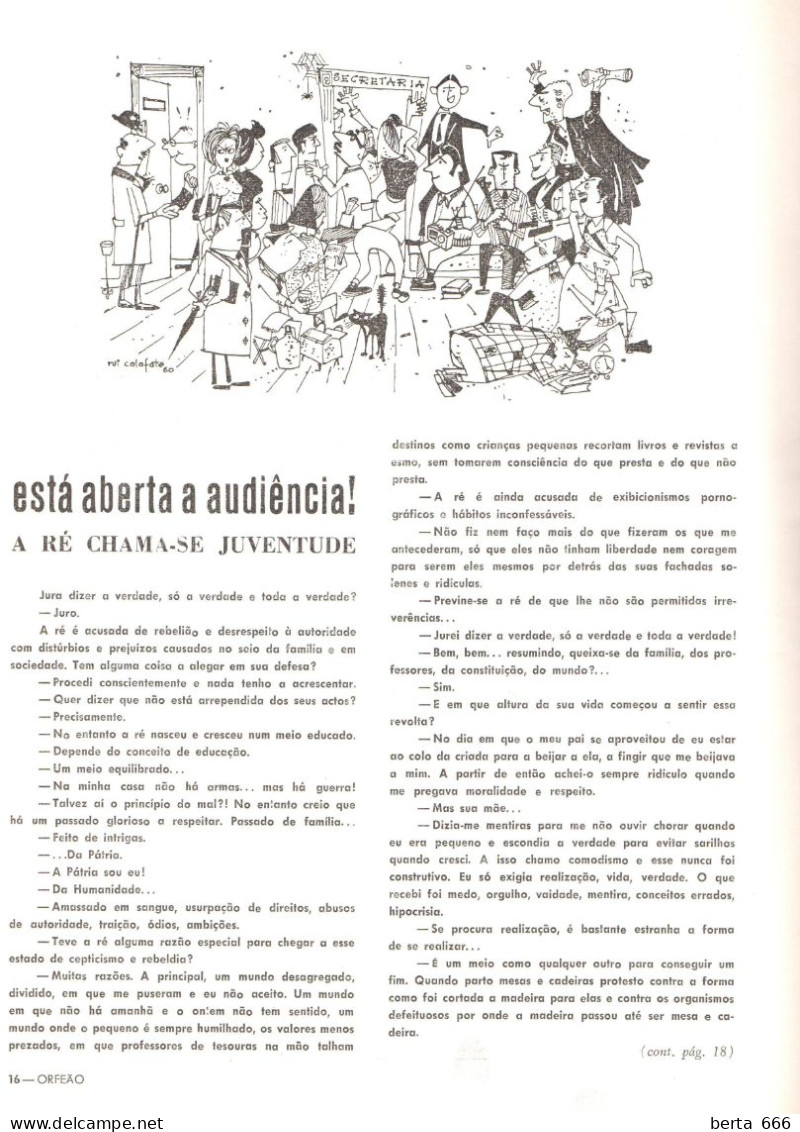 Orfeão Universitário Do Porto * Publicação Nº 14 Março-Abril 1971 - Magazines