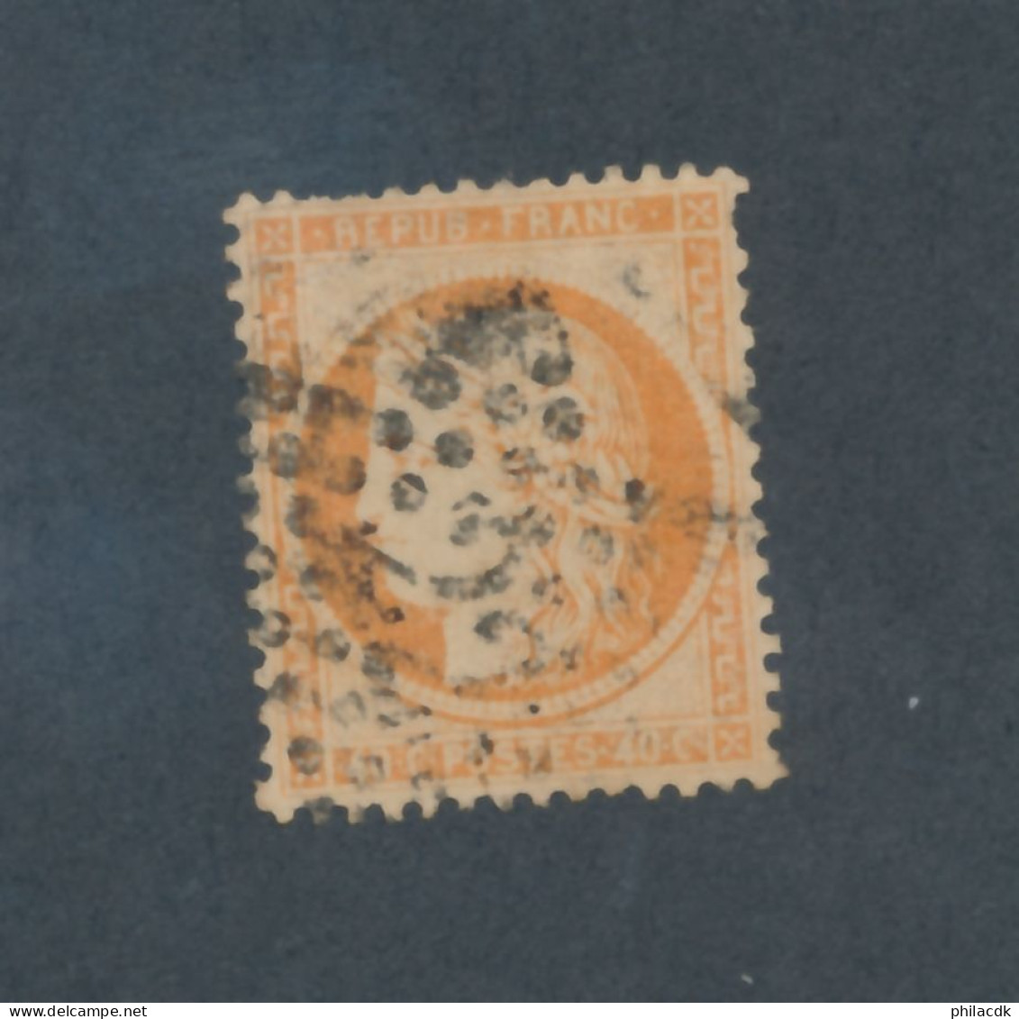 FRANCE - N° 38 OBLITERE AVEC ETOILE DE PARIS 22 - COTE : 12€ - 1870 - 1870 Siège De Paris