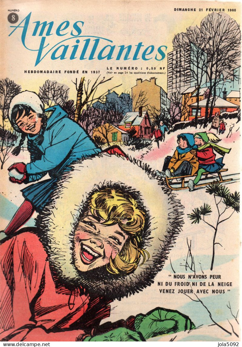 AMES VAILLANTES Du 21/02/1960 N°8 - Otros & Sin Clasificación