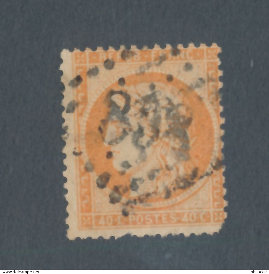 FRANCE - N° 38 OBLITERE AVEC GC 898 CHARLEVILLE - COTE : 12€ - 1870 - 1870 Siège De Paris