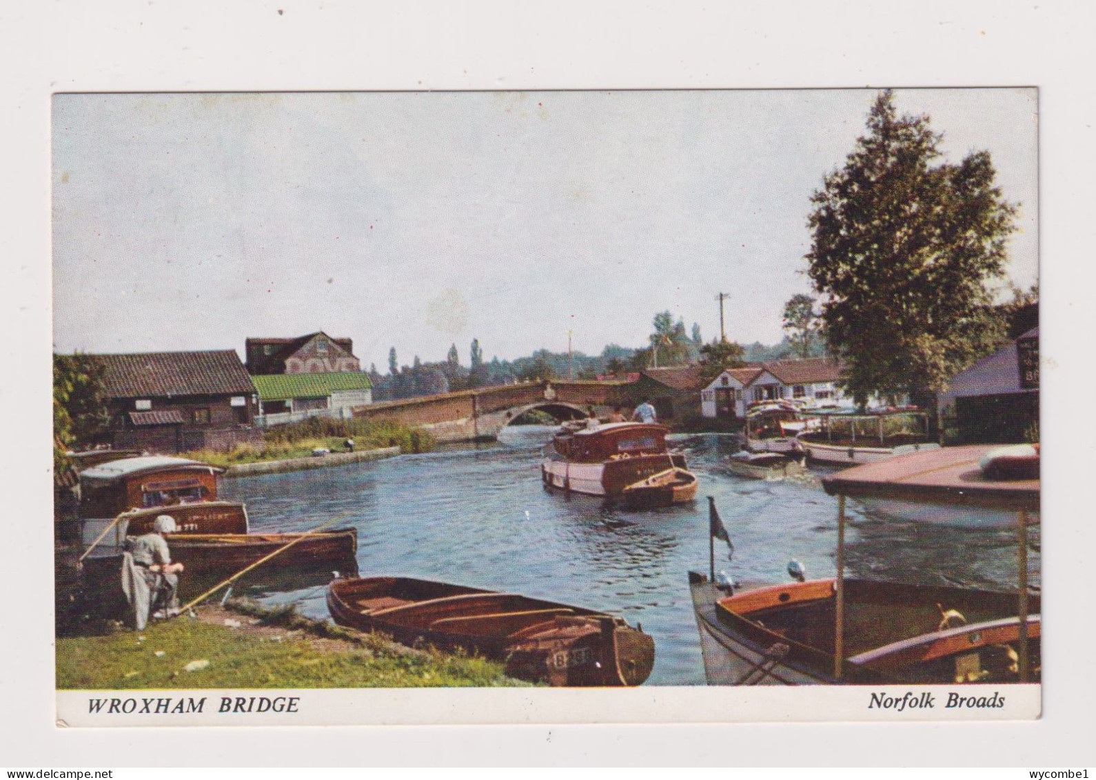 ENGLAND - Wroxham Bridge  Unused Vintage Postcard - Autres & Non Classés