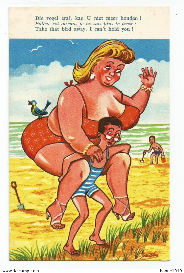 Humor Humour Joustra Illustrator Briefstempel 1963 Blankenberge - Humor