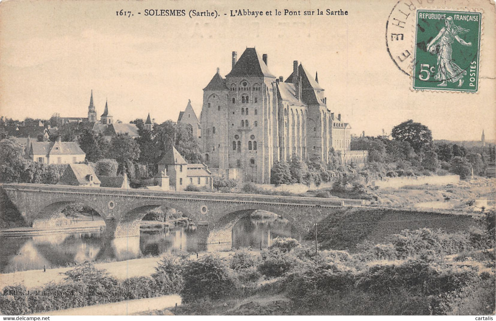 72-SOLESMES-N°C4071-C/0159 - Solesmes