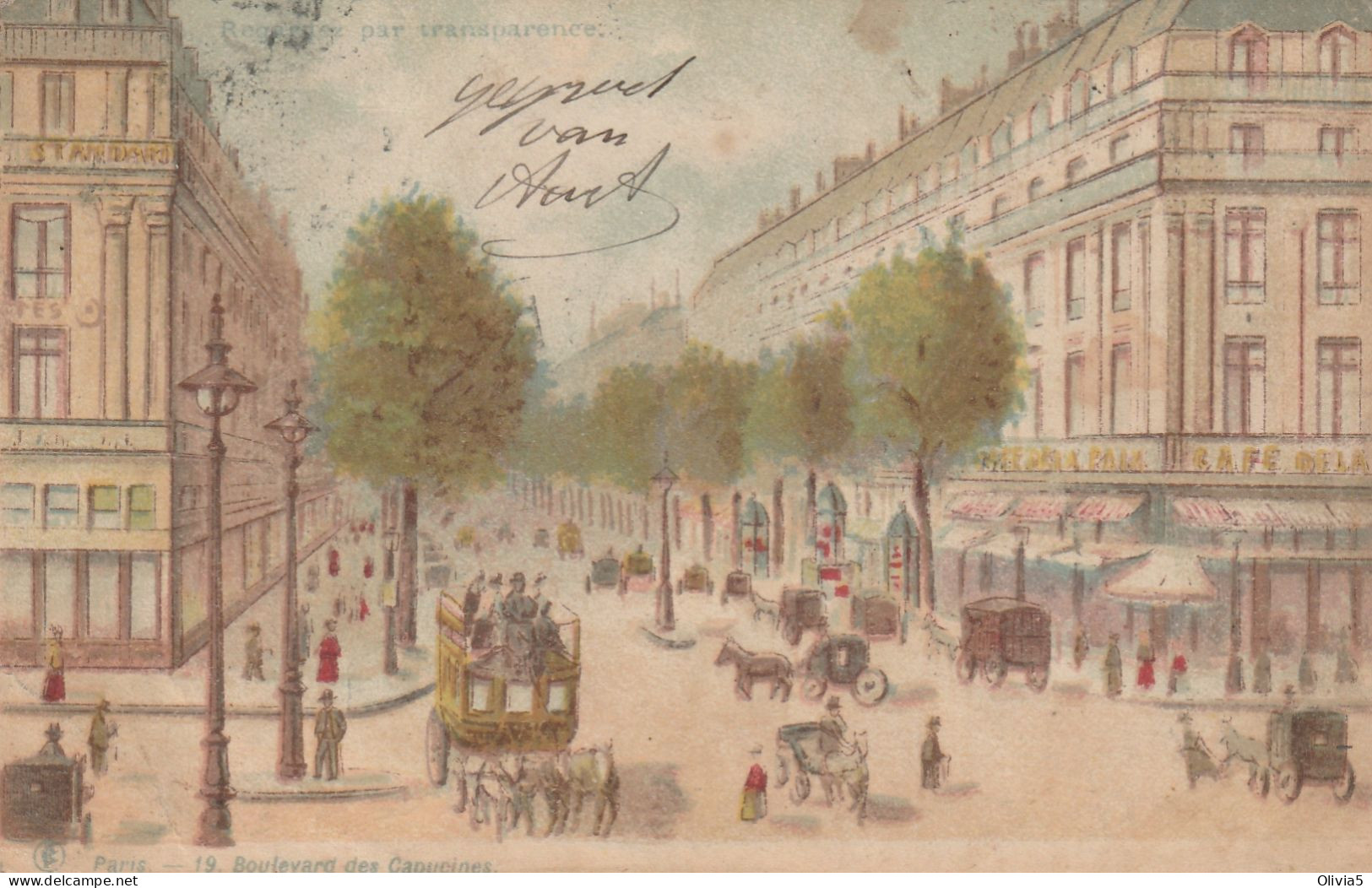 PARIS - BOULEVARD DES CAPUCINES - Contre La Lumière