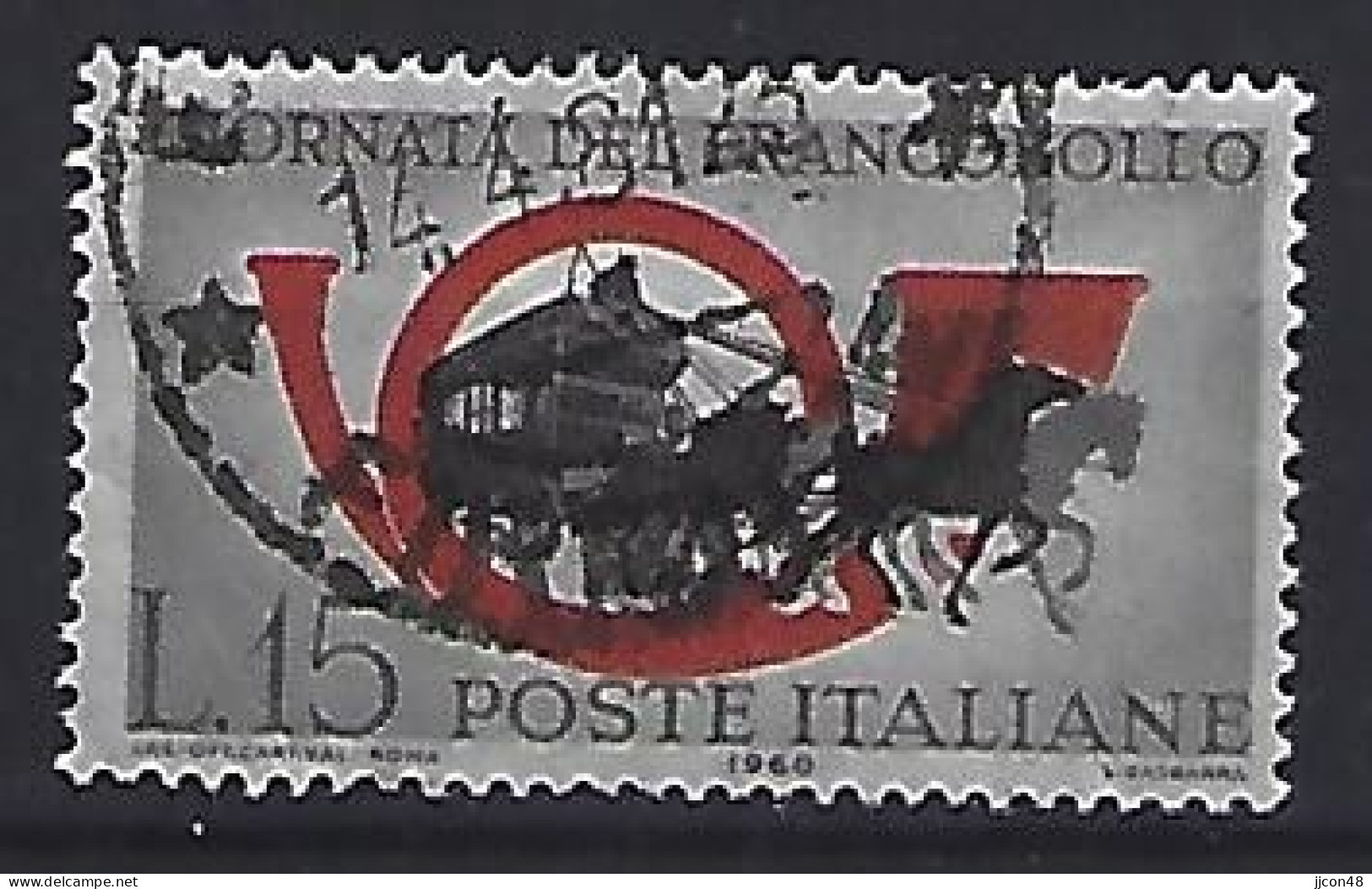 Italy 1960  Tag Der Briefmarke  (o) Mi.1080 - 1946-60: Oblitérés