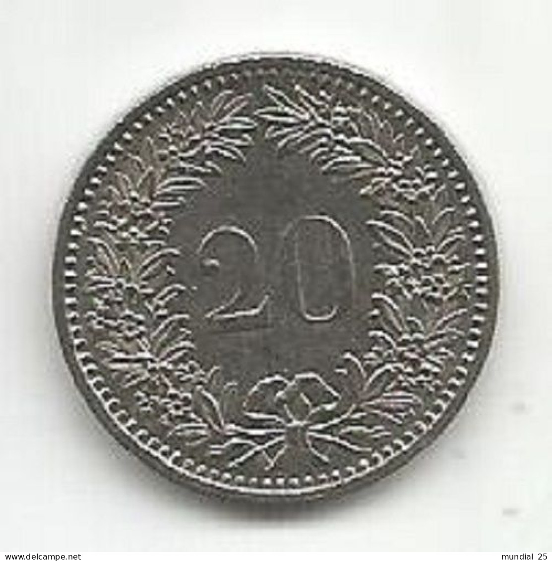 SWITZERLAND 20 RAPPEN 1985 - 20 Rappen