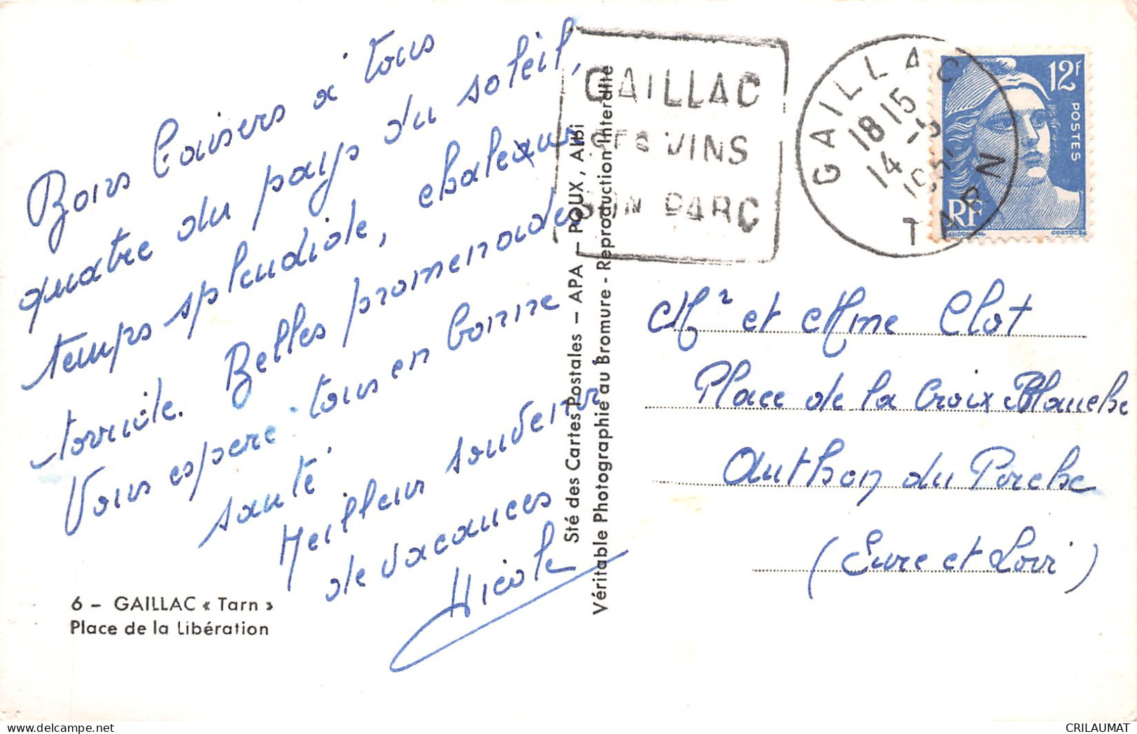 81-GAILLAC-N°T5094-G/0265 - Gaillac