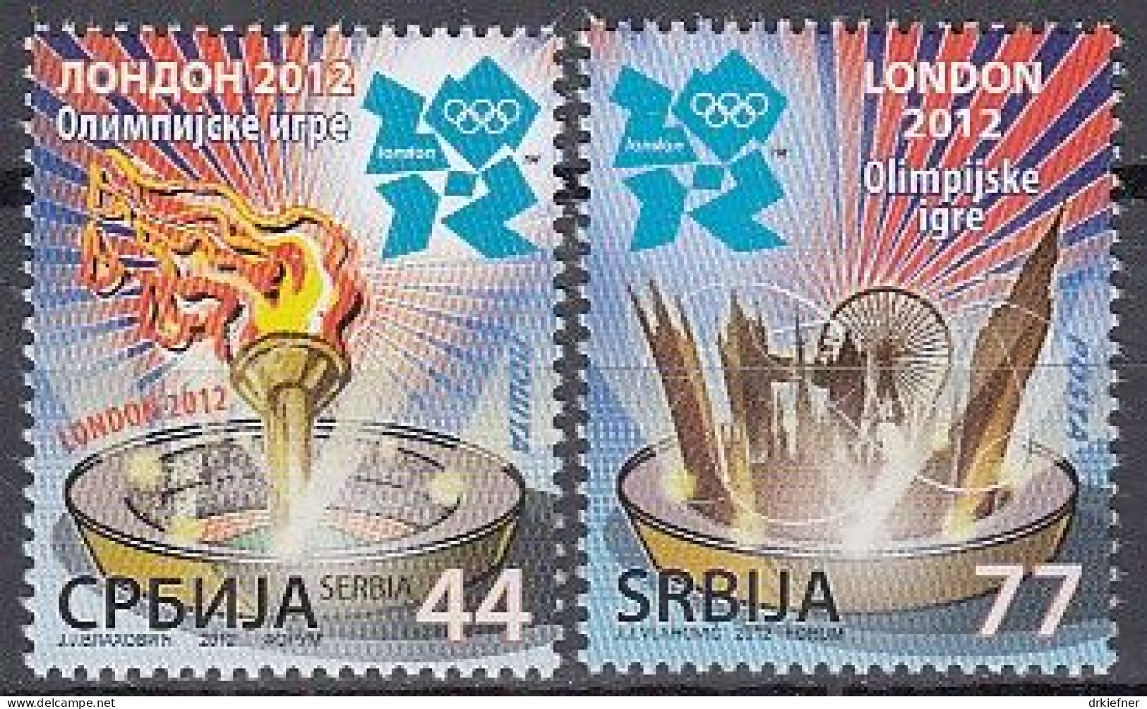 SERBIEN  469-470, Postfrisch **, Olympische Sommerspiele London, 2012 - Serbien