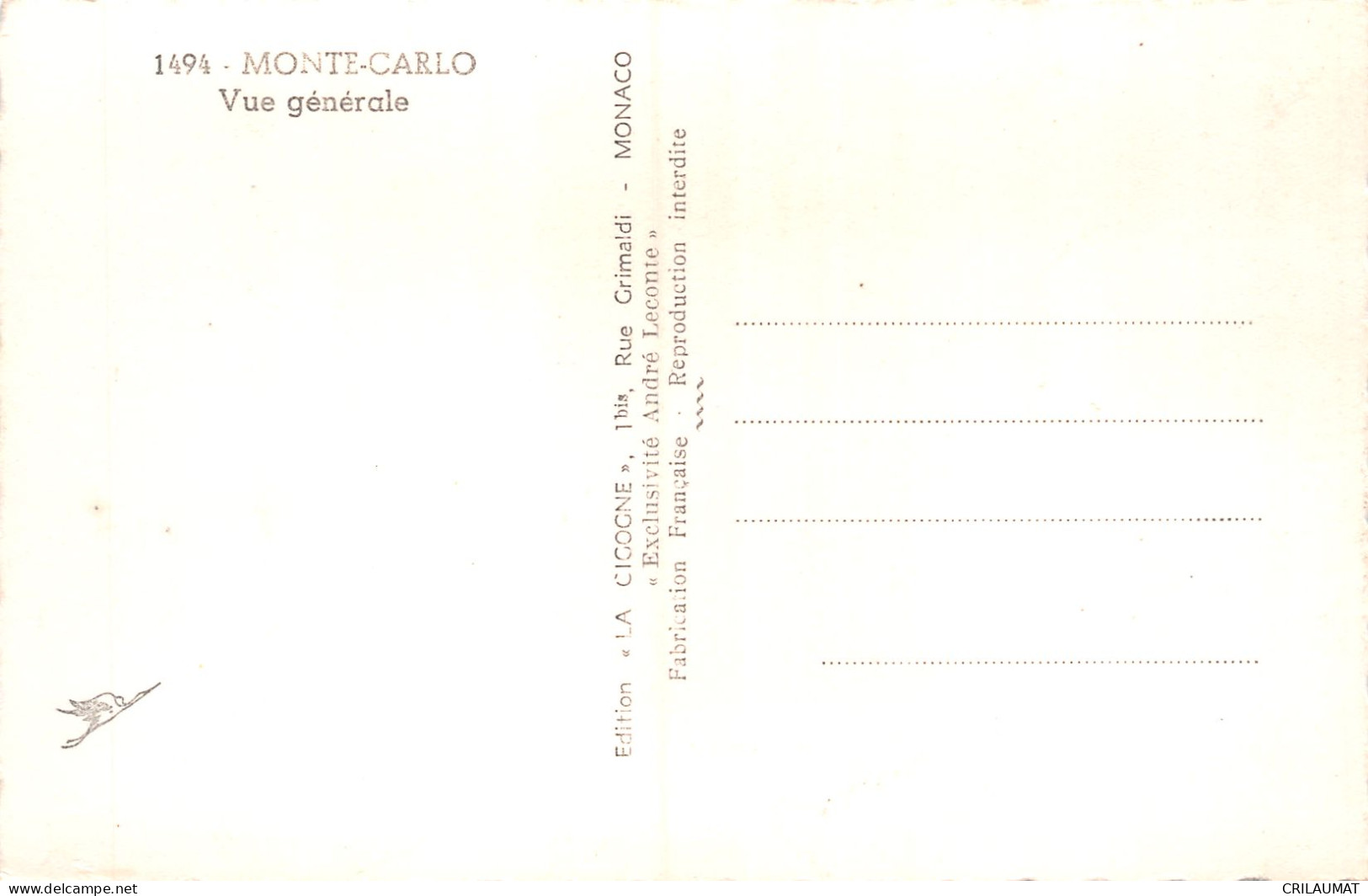 98-MONTE CARLO-N°T5094-F/0255 - Autres & Non Classés