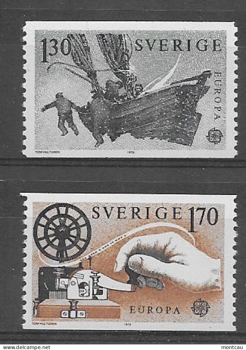 Suecia 1979.  Europa Mi 1058-59  (**) - Neufs
